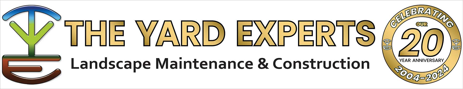20 Anniversary Logo for the Yard Experts