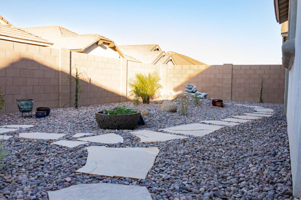 Landscape Design Paver Stepping Stones Rock